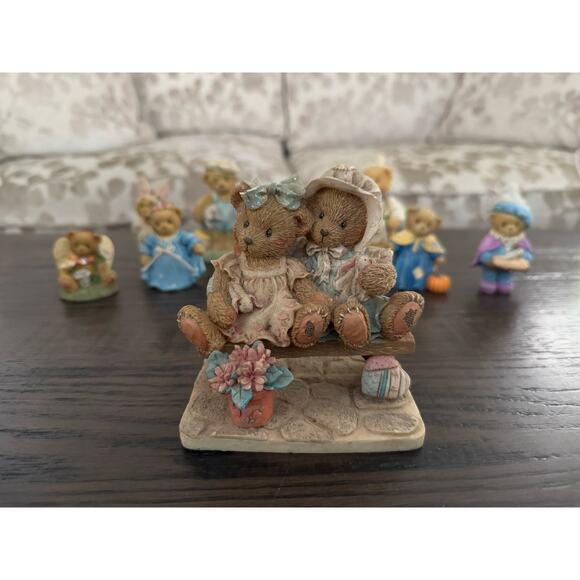 Lot of 8 Collectible Cherished Teddies Bear Figurines - Picture 5 of 10